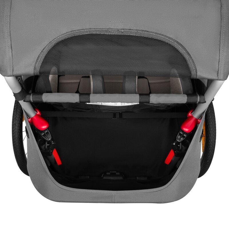 Lionelo Carucior si remorca de bicicleta Cama multifunctional cu sistem de absorbtie a socurilor SIQ negru