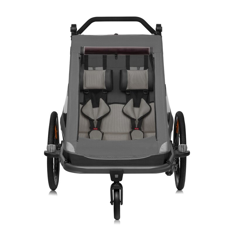 Lionelo Carucior si remorca de bicicleta Cama multifunctional cu sistem de absorbtie a socurilor SIQ negru