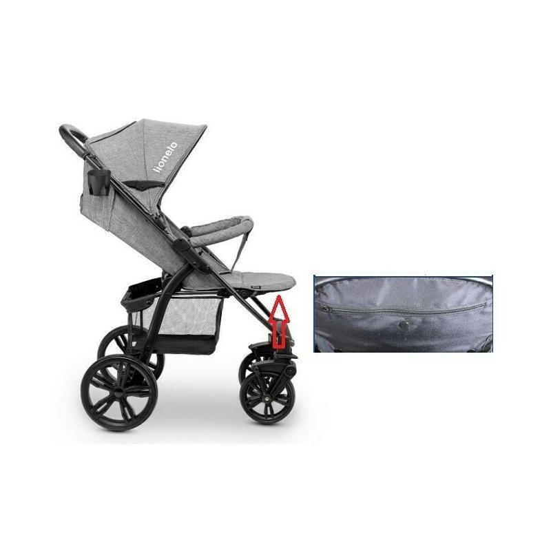 Lionelo Carucior sport Annet plus de la nastere cu accesorii 0- 22 kg gri