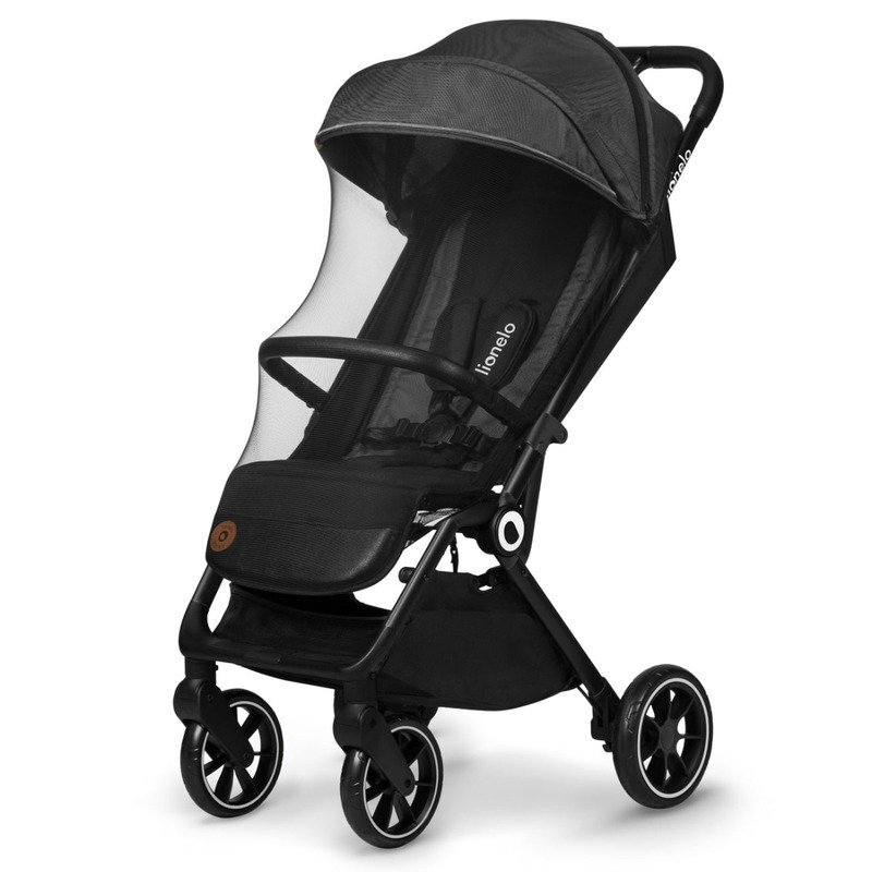 Lionelo Carucior sport Cloe Cu accesorii Cadru din aluminiu Sarcina maxim 22 kg Usor Pliere compacta pentru avion cu o singura mana Ideal pentru toate tipurile de suprafete 6 luni+ gri