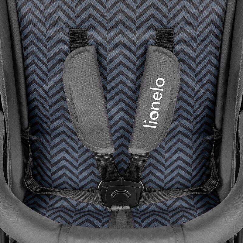 Lionelo Carucior sport Elia Cu plasa de tantari Standard de siguranta EN1888-1 Gri