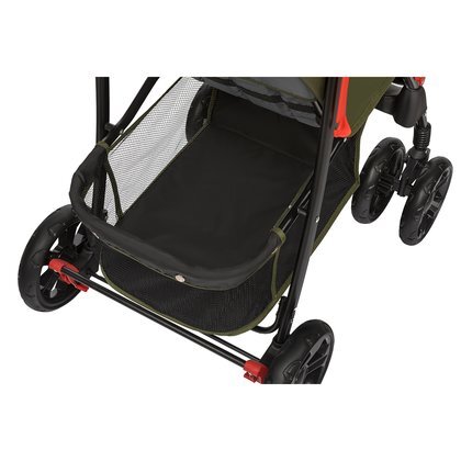 Lionelo Carucior sport Emma Plus Cu tavita 2 Suporturi pentru pahar Geanta accesorii Standard de siguranta EN1888-1 Forest Green