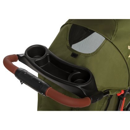 Lionelo Carucior sport Emma Plus Cu tavita 2 Suporturi pentru pahar Geanta accesorii Standard de siguranta EN1888-1 Forest Green