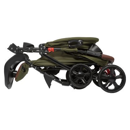 Lionelo Carucior sport Emma Plus Cu tavita 2 Suporturi pentru pahar Geanta accesorii Standard de siguranta EN1888-1 Forest Green