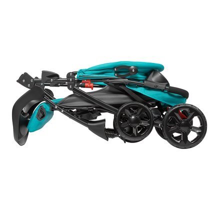 Lionelo Carucior sport Emma Plus Cu tavita 2 Suporturi pentru pahar Geanta accesorii Standard de siguranta EN1888-1 Vivid Turquoise