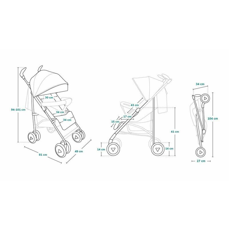 Lionelo Carucior sport Irma Dreamin Editie limitata Cu plasa de tantari Standard de siguranta EN1888-1 Negru