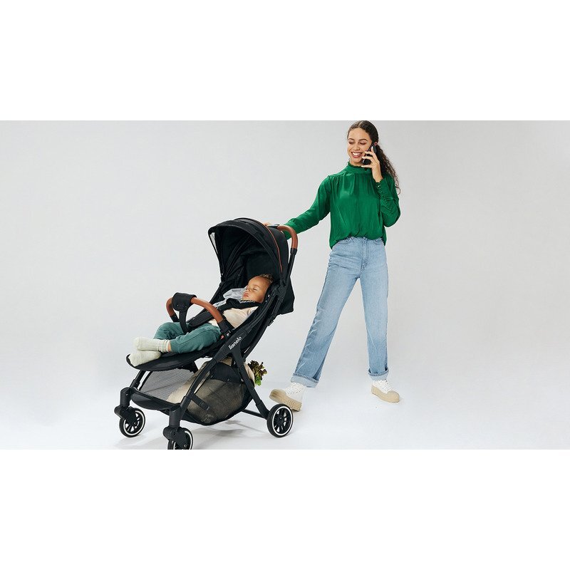 Lionelo Carucior sport Julie One 0-22 kg pliere compacta pentru avion negruauriu