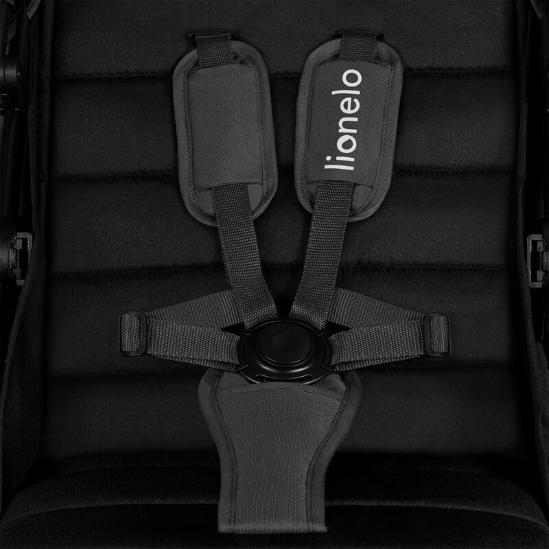 Lionelo Carucior sport Mira Gri maner reglabil in 5 pozitii spatar si suport de picioare reglabile plasa de tantari si suport biberon incluse Conform cu EN1888-1 EN1888-2 Testare SGS