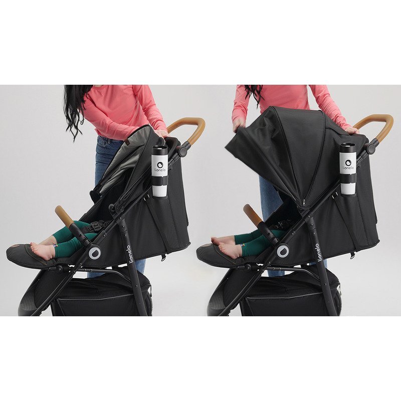 Lionelo Carucior sport Natt 0 - 22 kg Negru Onyx