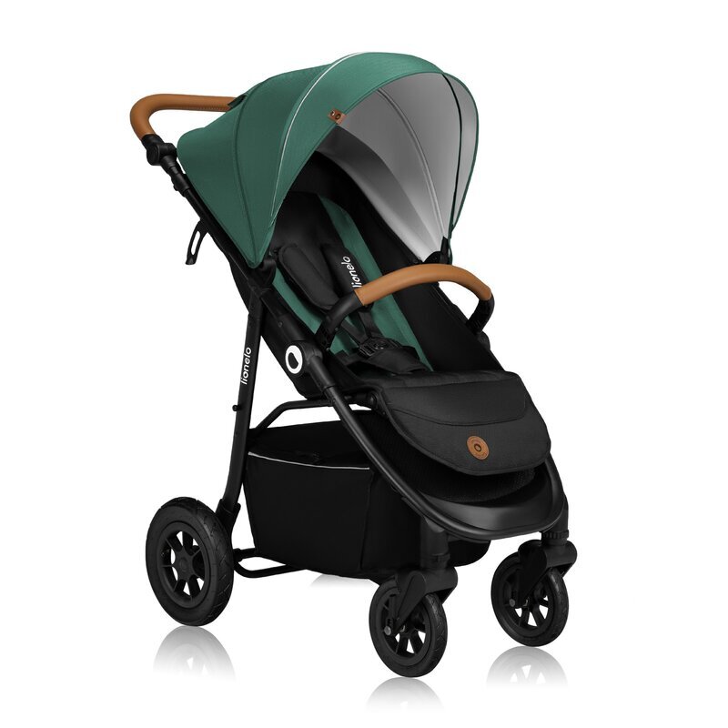 Lionelo Carucior sport Natt de la nastere cu accesorii si capotina XXL reglabila 0-22 kg verde