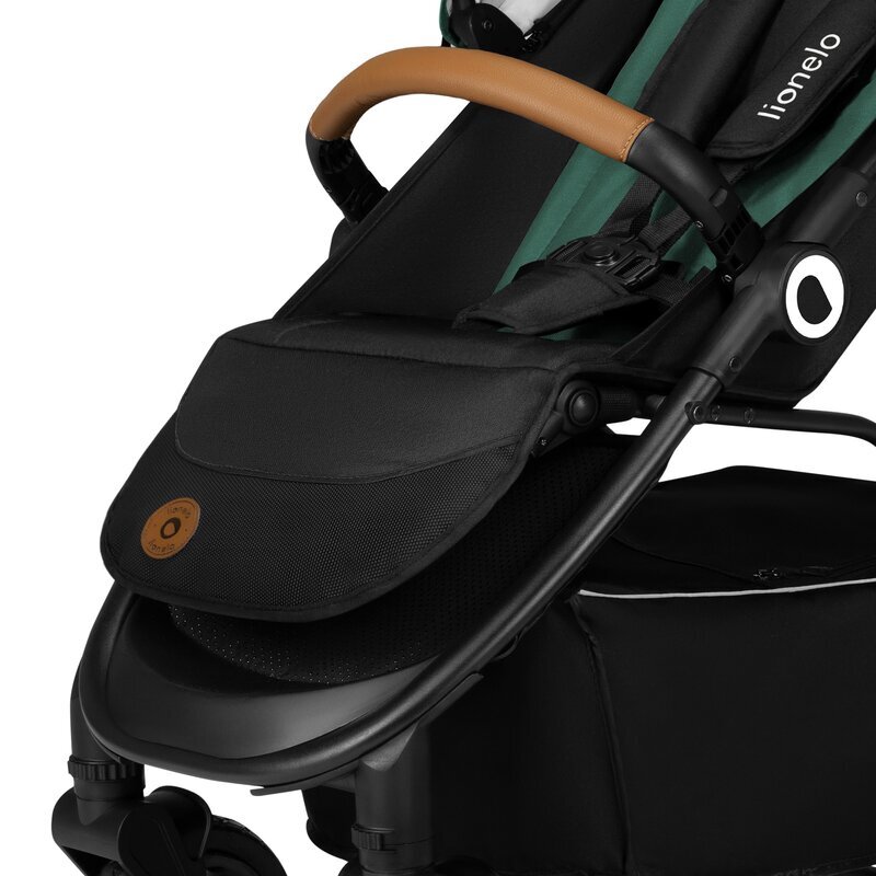 Lionelo Carucior sport Natt de la nastere cu accesorii si capotina XXL reglabila 0-22 kg verde