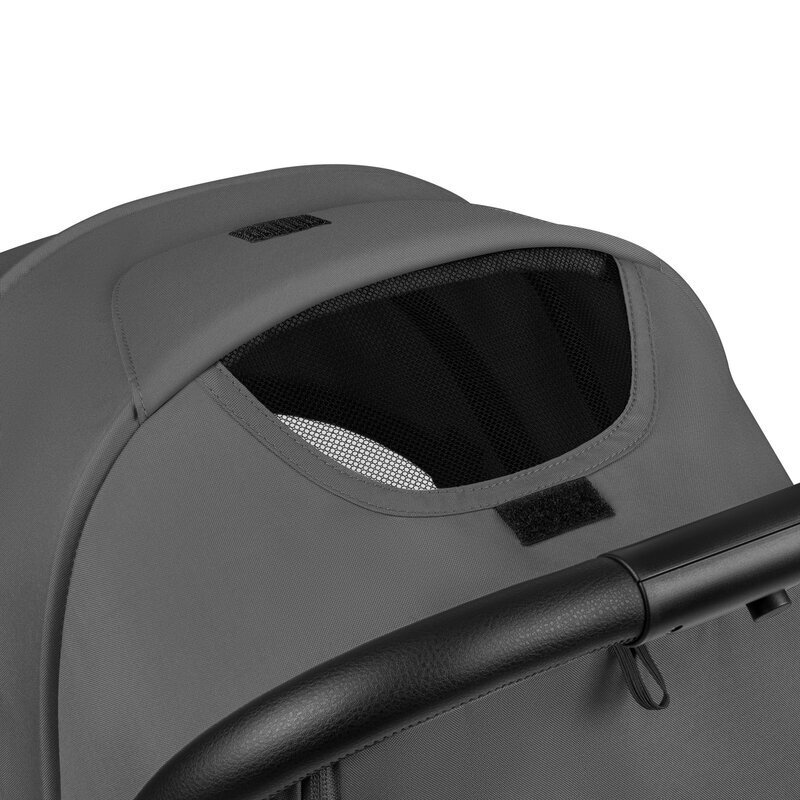 Lionelo Carucior sport pentru copii Agia Gri 7.3 kg ultracompact pliere rapida cu o mana suport pentru biberon inclus sezut lat si confortabil 6-48 luni sustine 22 kg