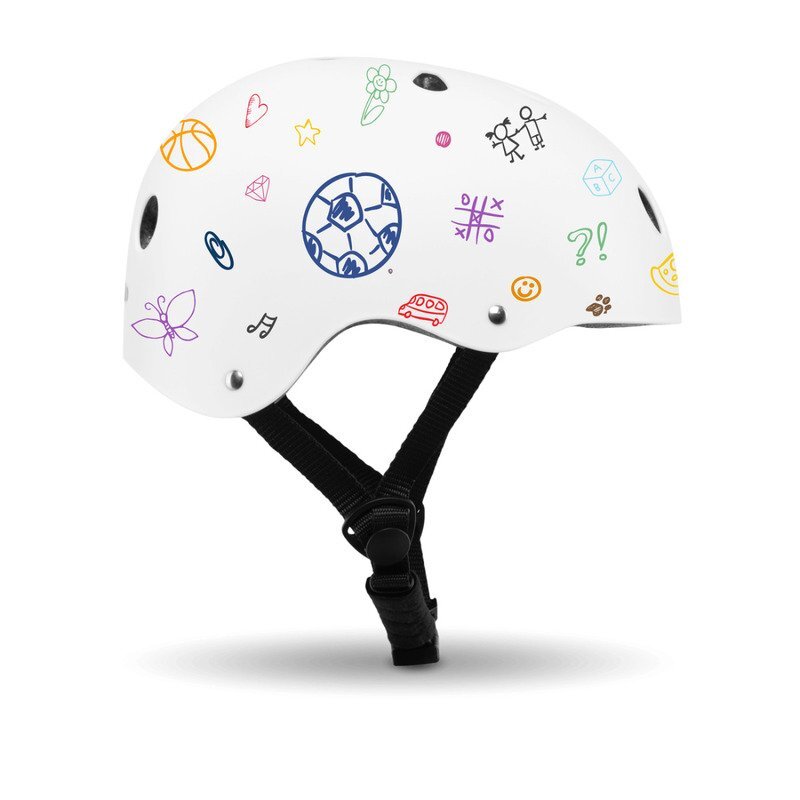 Lionelo Casca pentru copii reglabila 50-56 cm Alb