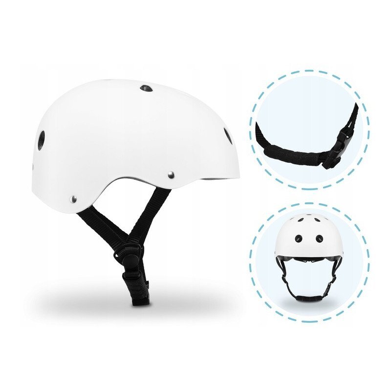 Lionelo Casca pentru copii reglabila 50-56 cm Alb