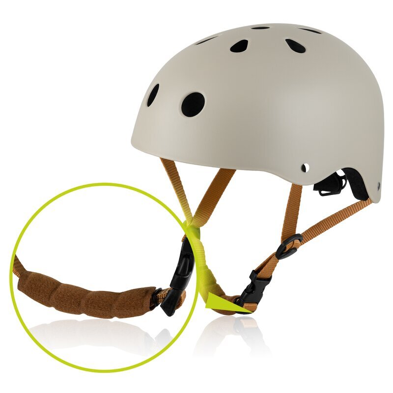 Lionelo Casca pentru copii reglabila 50-56 cm bej