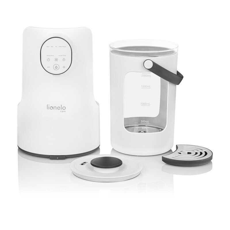 Lionelo Espressor pentru lapte praf Baby Presto cu afisaj digital LED alb