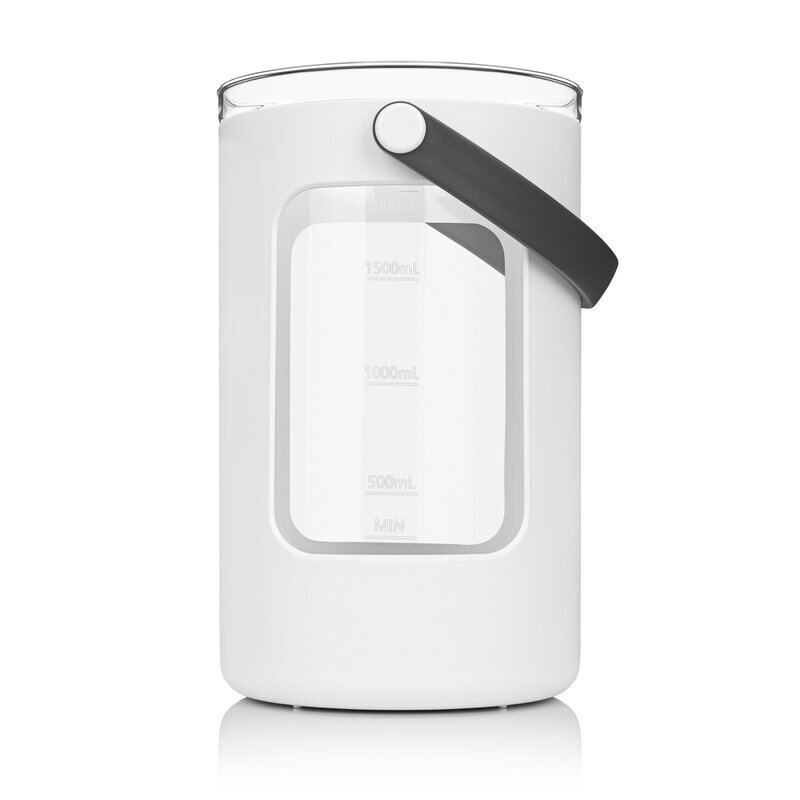 Lionelo Espressor pentru lapte praf Baby Presto cu afisaj digital LED alb