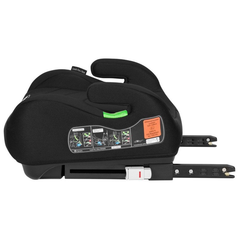 Lionelo Inaltator auto Luuk Fix instalare cu sistem Isofix negru i-Size