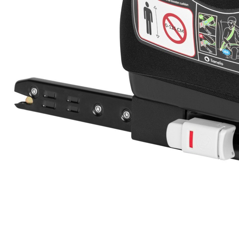 Lionelo Inaltator auto Luuk Fix instalare cu sistem Isofix negru i-Size