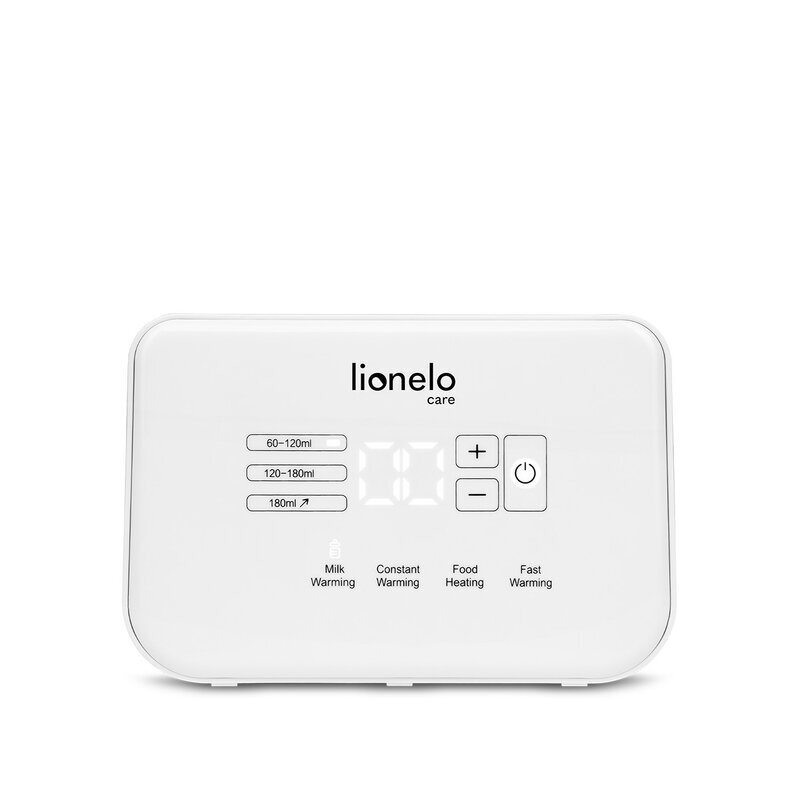 Lionelo Incalzitor biberoane sterilizare dezghetare fara BPA alb cu 2 biberoane ThermUp Double