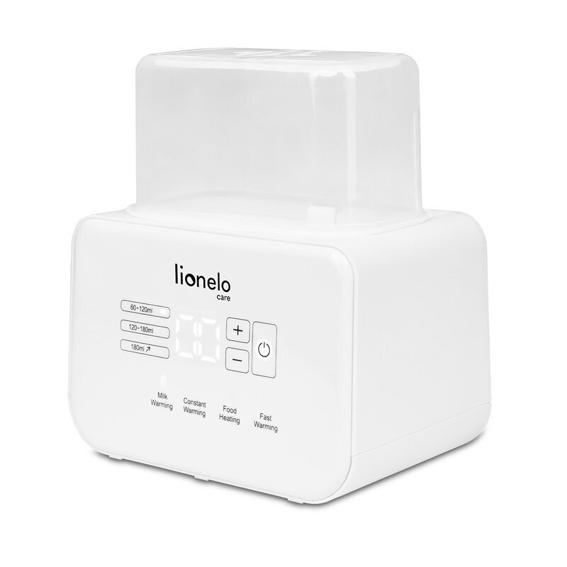 Lionelo Incalzitor biberoane sterilizare dezghetare fara BPA alb cu 2 biberoane ThermUp Double