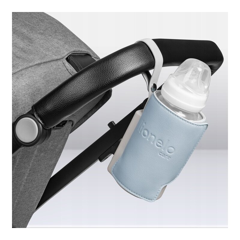 Lionelo Incalzitor biberoane ThermUp Go Plus portabil cu incarcare USB albastru deschis