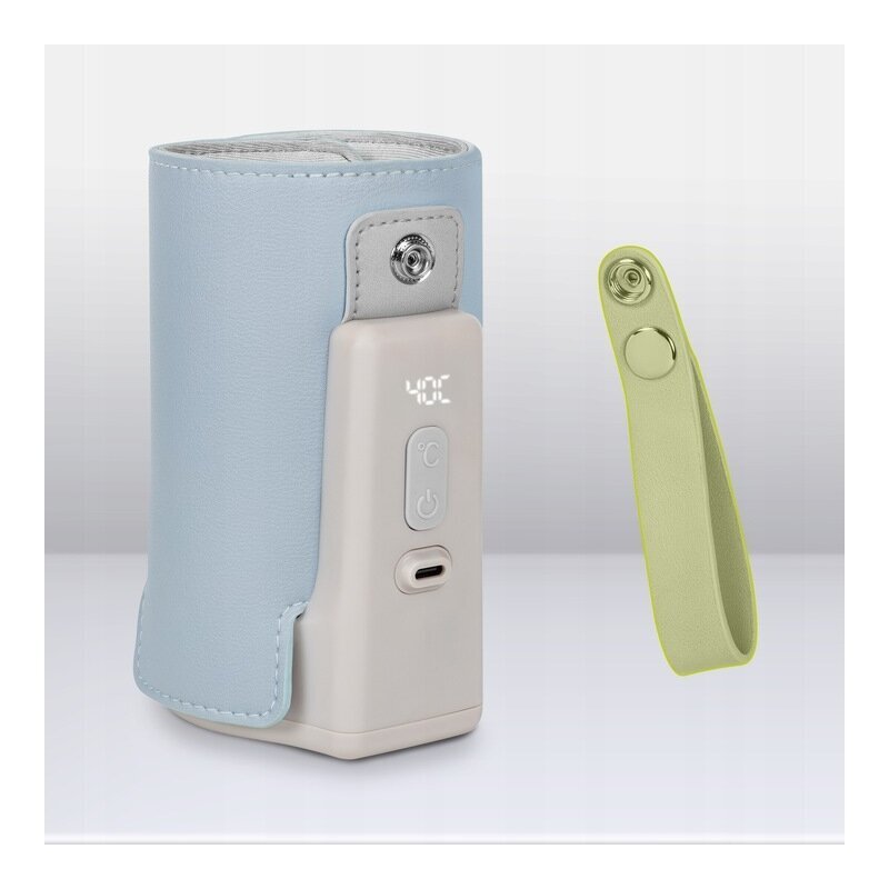 Lionelo Incalzitor biberoane ThermUp Go Plus portabil cu incarcare USB albastru deschis