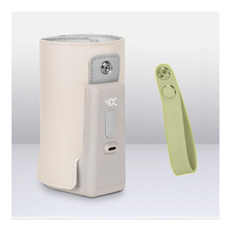 Lionelo Incalzitor biberoane ThermUp Go Plus portabil cu incarcare USB bej