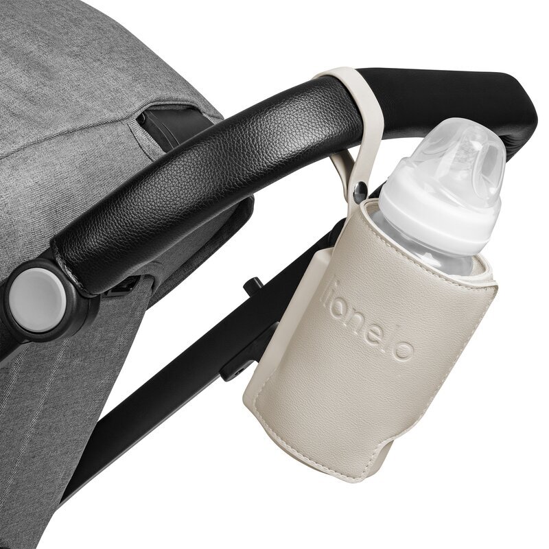 Lionelo Incalzitor pentru biberoane ThermUp Go Plus bej calm portabil cu temperatura constanta pana la 24 h