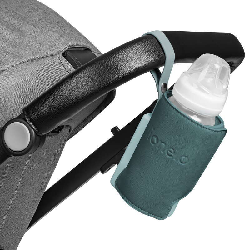 Lionelo Incalzitor pentru biberoane ThermUp Go Plus verde portabil cu temperatura constanta pana la 24 h