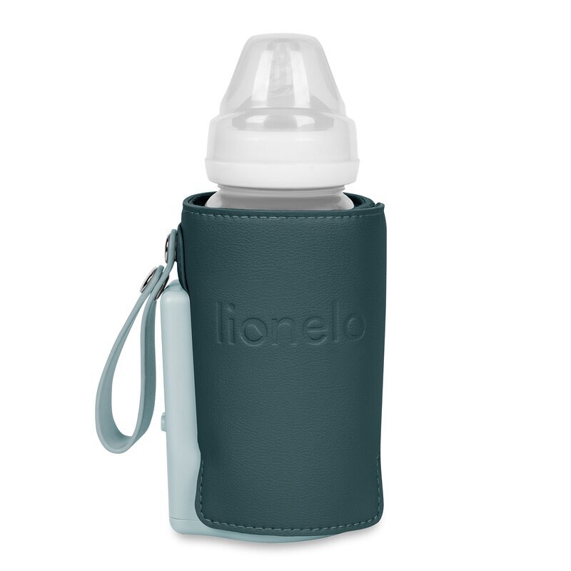 Lionelo Incalzitor pentru biberoane ThermUp Go Plus verde portabil cu temperatura constanta pana la 24 h