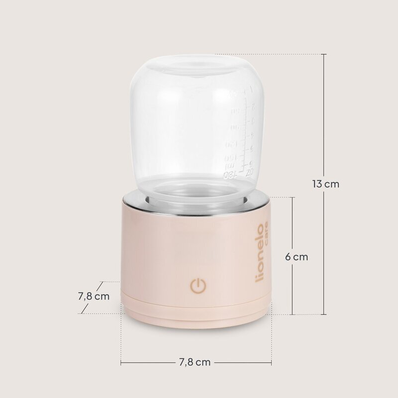 Lionelo Incalzitor portabil ThermUp Swift Rose Gold incalzire in 3 minute mentinerea temperaturii 60 W USB-C 4 setari de temperatura 37-50C recipient 180 ml inclus