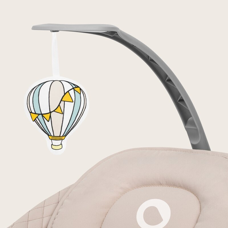 Lionelo Leagan Rio electric cu telecomanda pana la 9 kg Bej