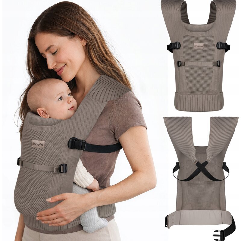 Lionelo Marsupiu ergonomic pentru bebelusi Mabel bej