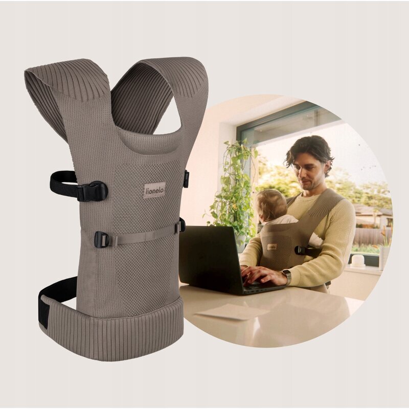 Lionelo Marsupiu ergonomic pentru bebelusi Mabel bej