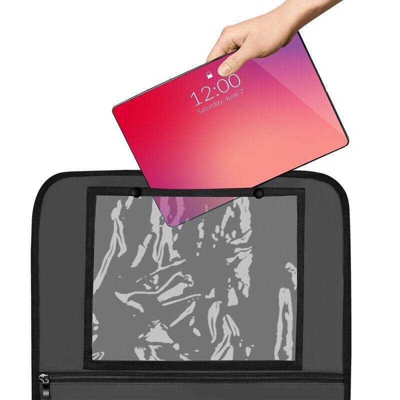 Lionelo Organizator auto din piele ecologica gri