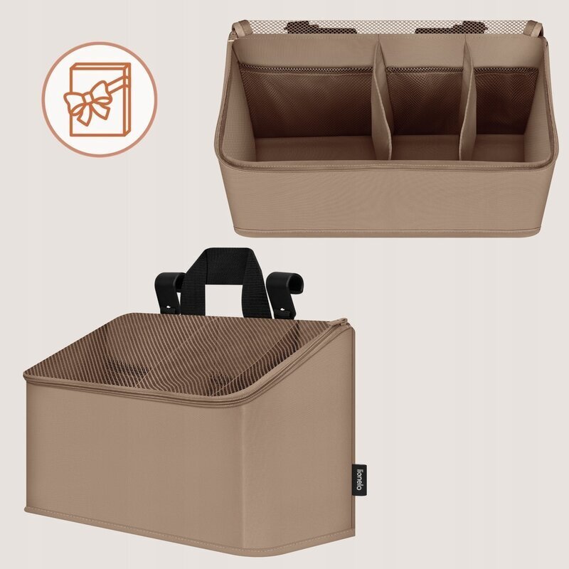 Lionelo Organizator multifunctional Sidepocket M Bej 3 compartimente universal 43x15x23 cm