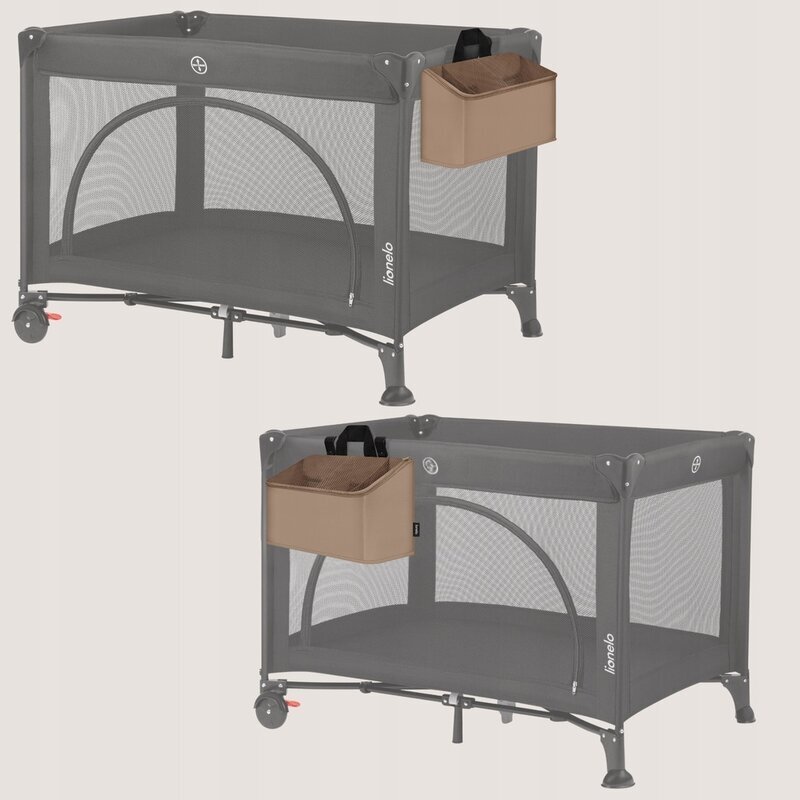 Lionelo Organizator multifunctional Sidepocket M Bej 3 compartimente universal 43x15x23 cm