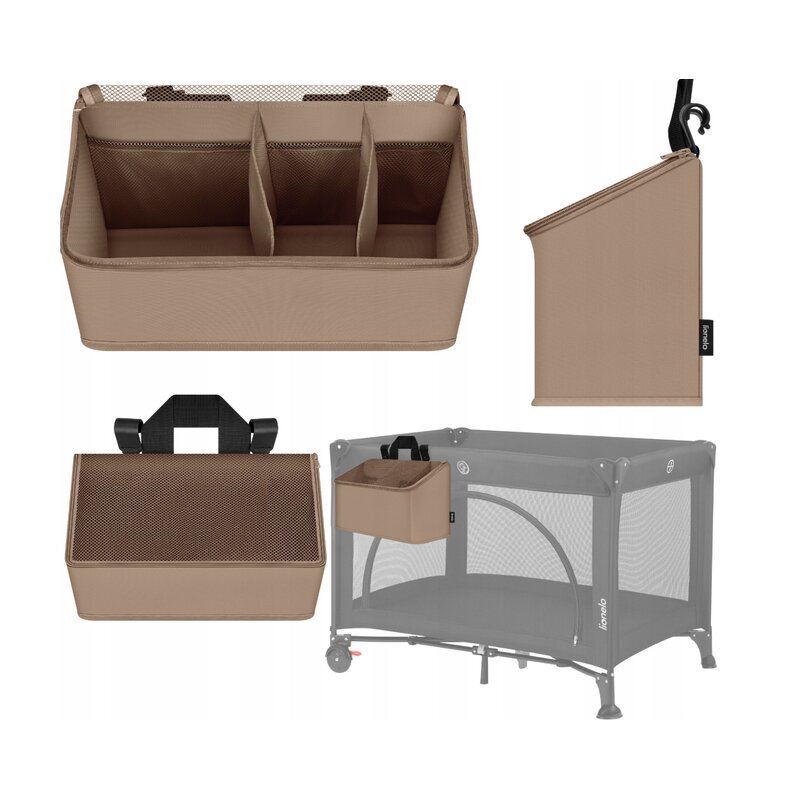 Lionelo Organizator multifunctional Sidepocket M Bej 3 compartimente universal 43x15x23 cm