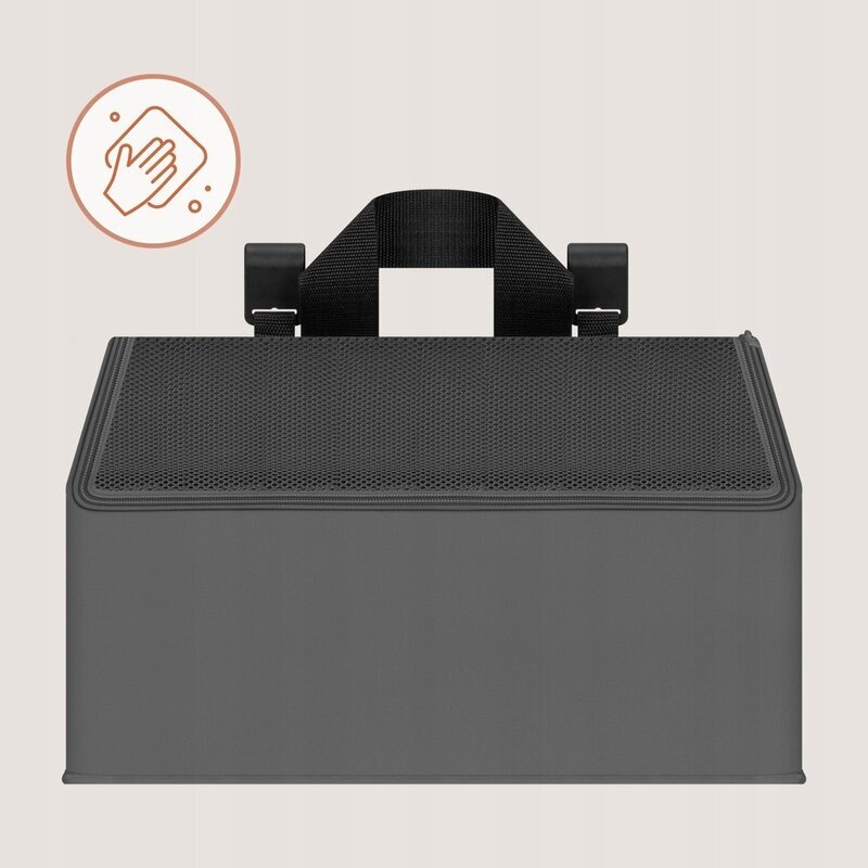 Lionelo Organizator multifunctional Sidepocket M Gri 3 compartimente universal 43x15x23 cm