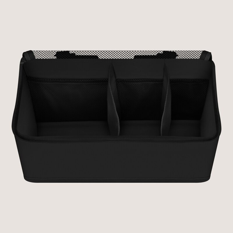 Lionelo Organizator multifunctional Sidepocket M Negru 3 compartimente universal 43x15x23 cm