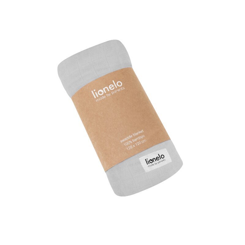 Lionelo Paturica multifunctionala de infasat din bambus 120x120 cm gri