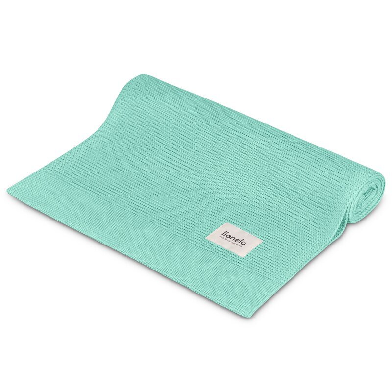 Lionelo Paturica tricotata multifunctionala din bambus 100x75 cm Verde