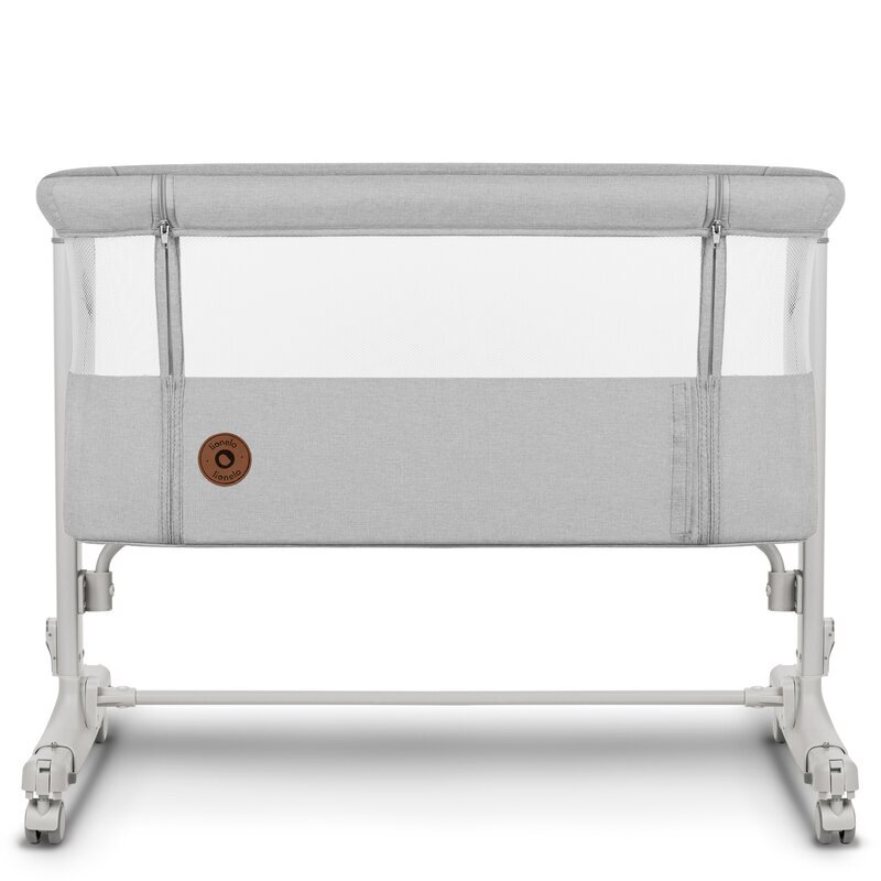 Lionelo Patut co-sleeper 3 in 1 Aurora cu leganare si setare unghiulara bejgri saltea geanta transport reglabil in 5 pozitii pe inaltime greutate suportata 9 kg 85x60x66 cm