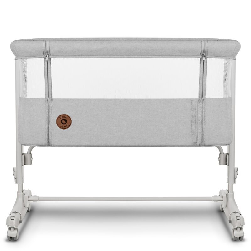 Lionelo Patut co-sleeper 3 in 1 Aurora cu leganare si setare unghiulara bejgri saltea geanta transport reglabil in 5 pozitii pe inaltime greutate suportata 9 kg 85x60x66 cm