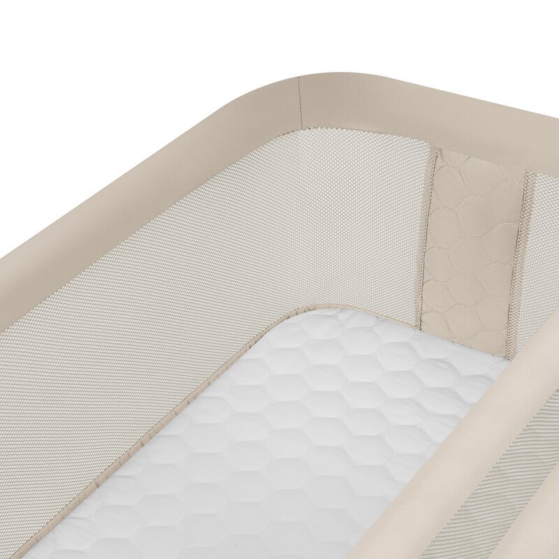 Lionelo Patut co-sleeper Pari bej multifunctional cu functie de leganare reglabil saltea si geanta de transport 84x48x70-80 cm