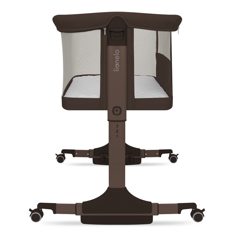 Lionelo Patut co-sleeper Pari Maro multifunctional cu functie de leganare reglabil saltea si geanta de transport 84x48x70-80 cm