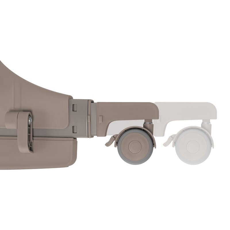 Lionelo Patut co-sleeper Pari Taupe multifunctional cu functie de leganare reglabil saltea si geanta de transport 84x48x70-80 cm