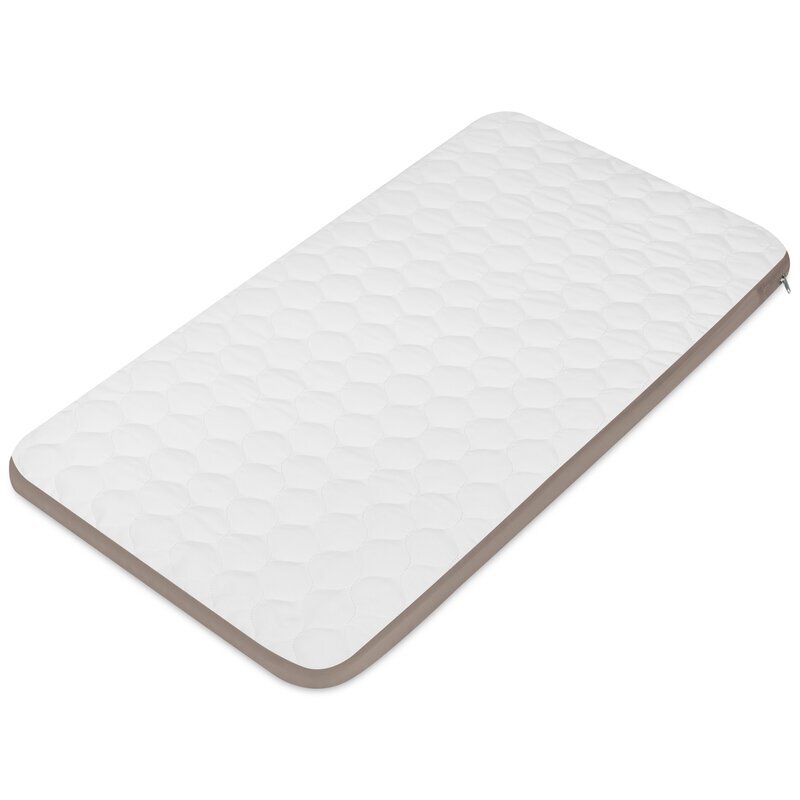 Lionelo Patut co-sleeper Pari Taupe multifunctional cu functie de leganare reglabil saltea si geanta de transport 84x48x70-80 cm