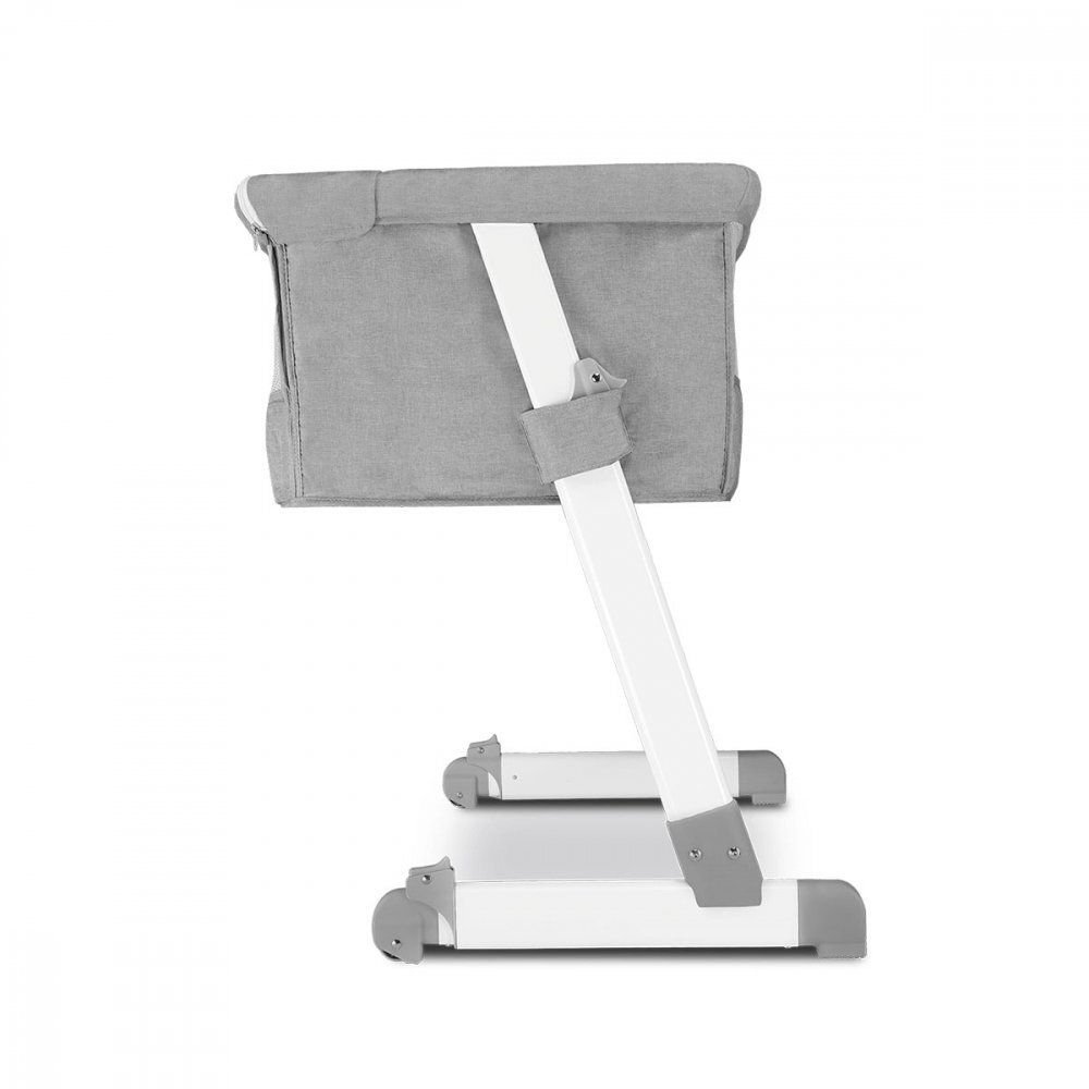 Lionelo Patut co-sleeper Theo Grey 2 in 1 cu setare unghiulara reglabil pe inaltime laterala culisanta standard European EN 1130